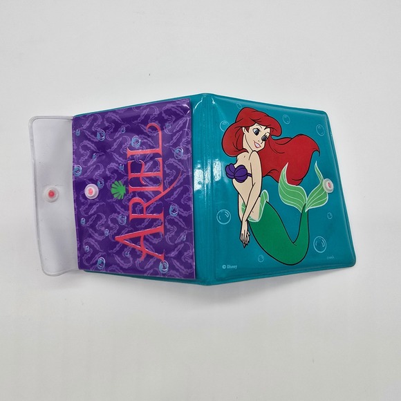 Vintage Disney The Little Mermaid Ariel Kids Wallet Bifold - Picture 6 of 8